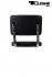 2x Design Barhocker Sitz in schwarz mit gepolsterter Sitzflche und Lehne Hocker Sitz Lehne