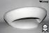 2x Design Barhocker wei ECHT LEDER gepolstert hhenverstellbar - "Clemens" B-WARE