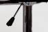 2x Design Barhocker wei hhenverstellbar mit gepolsterter Rckenlehne und abnehmbarer Armlehne -