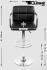 2x Design Barhocker wei hhenverstellbar mit gepolsterter Rckenlehne und abnehmbarer Armlehne -