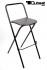 2x Folding Chair, Black, Simple Design "Max "