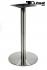 2x Tischgestell 72 cm, B-Ware Tischfu, Edelstahl Gestell, runder Fuss, "Dortmund"