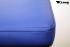 4x Barstool Blue/White, padded, chorme "Maik"
