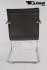 4x Freischwinger Kunstleder braun gepolstert, chrome B-WARE - "Chicago"
