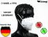5x Atemschutzmaske KN95 entspricht FFP2 Schutzmaske Mundschutz Staubmaske 5 Lagen