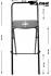 6x Folding Chair, Black, Simple Design "Max "