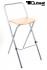 6x Folding Chair, wood-colour, Simple Design "Max "