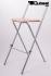 6x Folding Chair, wood-colour, Simple Design "Max "
