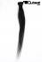 8-teiliges Set Echthaar Extensions schwarz 46cm
