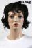 Beautiful, black wig with wavy hair