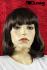Beautiful, brown wig with bangs
