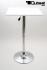 Bistro Table White, Square Wooden Board, Height-Adjustable-