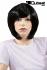 Black short hair wig