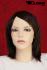 Darkbrown mediumlong wig