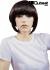 Darkbrown wig short hair