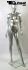 Female Mannequin headless silver