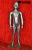 Kinder Schaufensterpuppe weiblich silber M�dchen Schaufensterfigur Mannequin