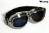 Motorradbrille Fliegerbrille Brille Chopper Biker mit Rainbow getönten Gläsern