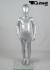 Silver Child mannequin, faceless