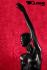 Abstract Female Mannequin, Matt Black