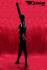 Abstract Female Mannequin, Matt Black