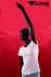 Abstract Female Mannequin, Matt Black