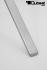 Aluminium Table Round, with Glass Plate, Flattened Legs-"Halle"