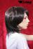 Artificial hair wig darkbrown