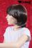 Artificial hair wig darkbrown