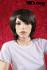 Artificial hair wig darkbrown