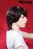 Aubergine short hair wig