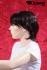 Aubergine short hair wig