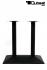 B Ware Tischgestell Tischfu Doppelgestell 72 cm Stahl schwarzes Gestell Modell Bremen