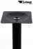 B Ware Tischgestell Tischfu Doppelgestell 72 cm Stahl schwarzes Gestell Modell Bremen