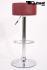 Barhocker weinrot h�henverstellbar runder Sitz klassisch gepolstert - "Tan MAX"