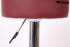 Barhocker weinrot h�henverstellbar runder Sitz klassisch gepolstert - "Tan MAX"