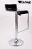 Barstool  black height adjustable by gas lift action &#8211; &8222;Vanessa"