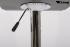 Barstool black height adjustable with backrest swivel seat top - "Steffen"