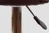 Barstool brown height adjustable round seat classical comfortably padded - "Tan"