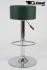 Barstool green darkgreen height adjustable round seat classical comfortably padded - "Tan"
