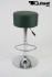Barstool green darkgreen height adjustable round seat classical comfortably padded - "Tan"