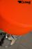 Barstool orange height adjustable round seat classical comfortably padded - "Tan"