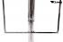 Barstool  red height adjustable by gas lift action &#8211; "Vanessa"