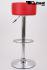 Barstool red height adjustable round seat classical comfortably padded - "Tan MAX"