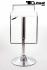 Barstool  white height adjustable by gas lift action &#8211;