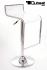 Barstool  white height adjustable by gas lift action &#8211;