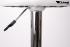 Barstool white height adjustable round seat classical comfortably padded - "Tan MAX"