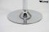 Barstool white height adjustable round seat classical comfortably padded - "Tan"