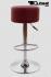 Barstool winered height adjustable round seat classical comfortably padded - "Tan"