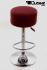 Barstool winered height adjustable round seat classical comfortably padded - "Tan"